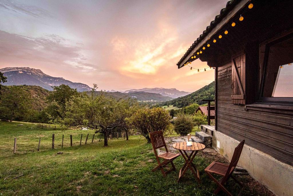 Un petit chalet cocooning au calme et vue montagne