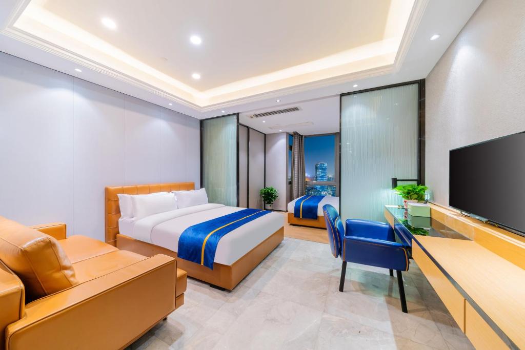 Cloudy international apartment Beijing Rd A-mall - Habitación Doble Estándar