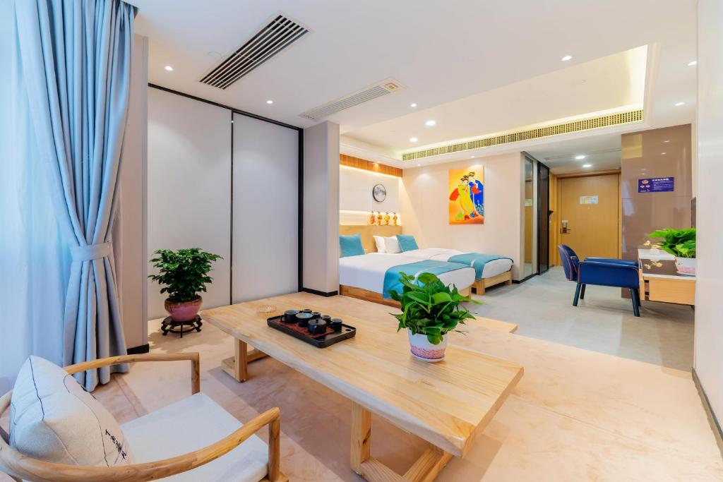 Cloudy international apartment Beijing Rd A-mall - Habitación Doble Superior