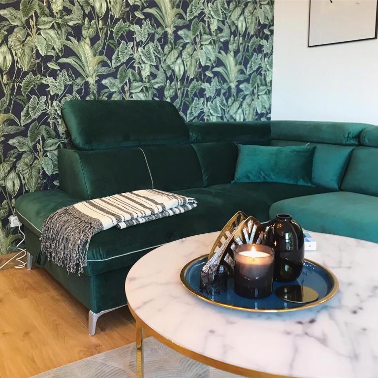 Zielony apartament z widokiem na jezioro - Apartamento De Un Dormitorio