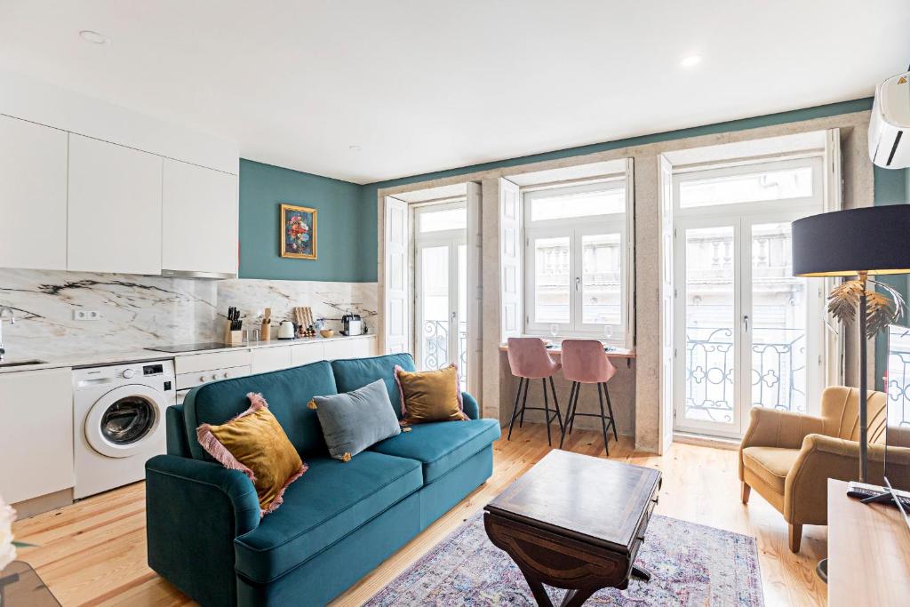 Turquoise Central Flat w AC & Balcony by LovelyStay - Appartamento Con Una Camera Da Letto