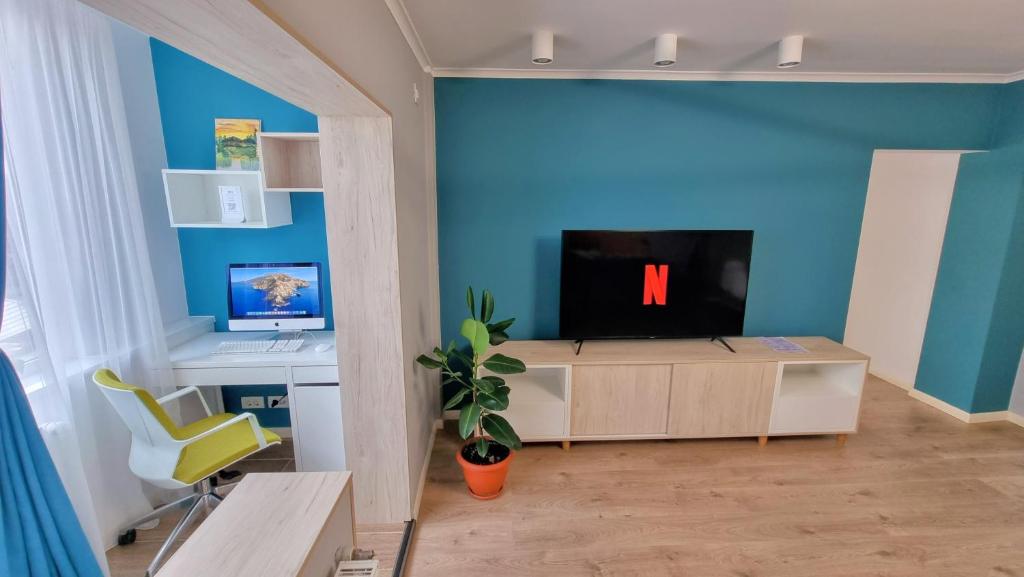 Central Chic Otopeni - Self Check-in, Netflix, HBO MAX - Apartamento Deluxe
