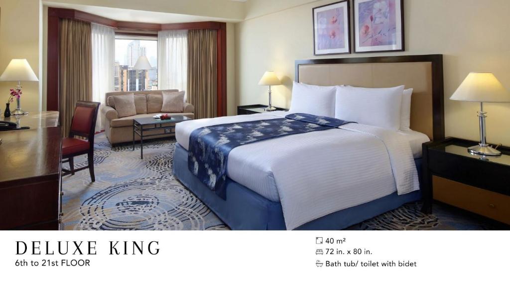 Diamond Hotel Philippines - Deluxe King Room Non-Smoking