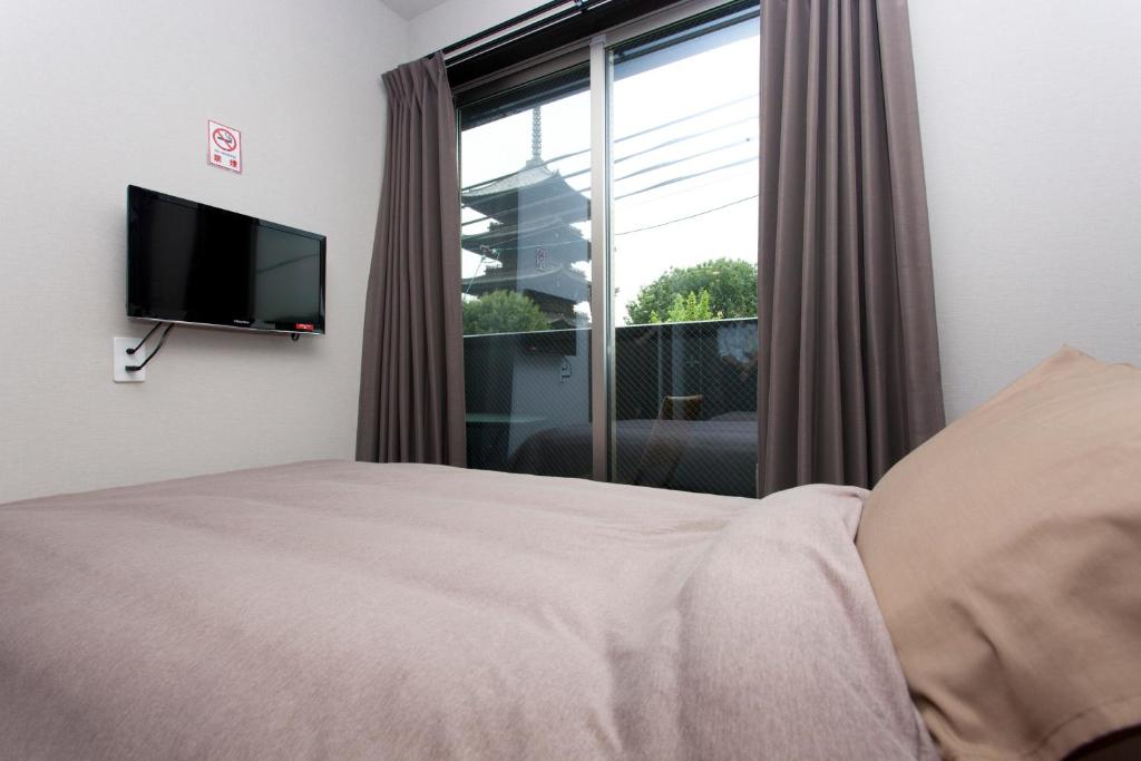 Kyostay Iroha Toji Annex - Dreibettzimmer Mit Tatami-Bereich Und Balkon - Nichtraucher