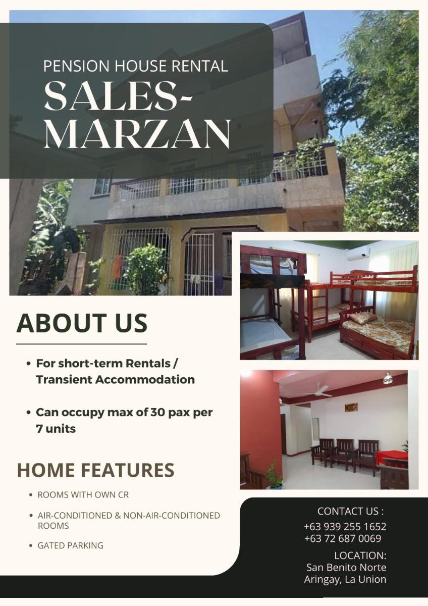 Sales-Marzan Pension House Rental - Housity