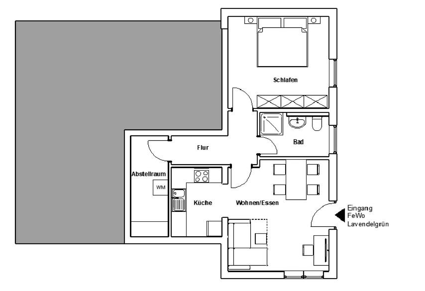 Suitetrails - Ferienwohnung Lavendelgrün