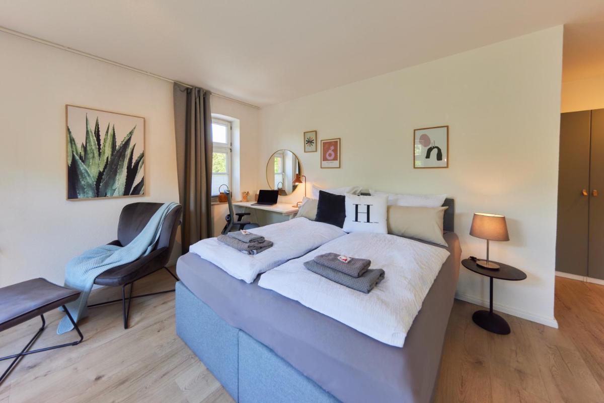 Suitetrails - Kvartier2 in TOP-Lage, 5 min zur Bali-Therme und GOP, HDZ, Arbeitsplatz, Boxspringbett