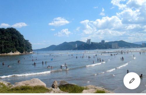 Apartamento Pe na Areia Familiar em Santos Menor preço em Apartamento Pe na Areia Familiar em Santos