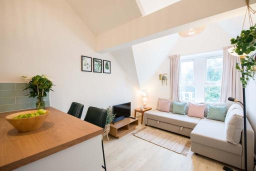 1 bed central Cardiff loft apartment near Stadium - Hizvo