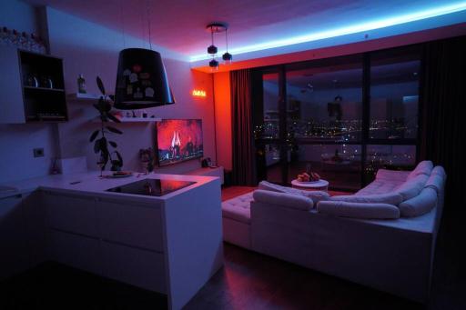 Lux Residance 40th floor, sound system, 65 inch TV - Housity