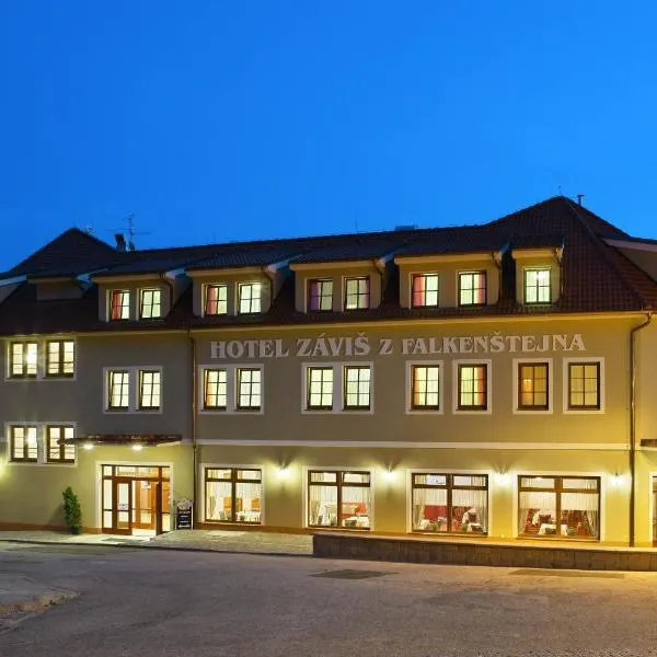흘루보카 나트 블타보우에 위치한 호텔 Záviš z Falkenštejna