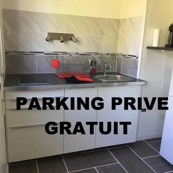 빌뢰르반에 위치한 호텔 Studio Richelieu 1 et son parking privé