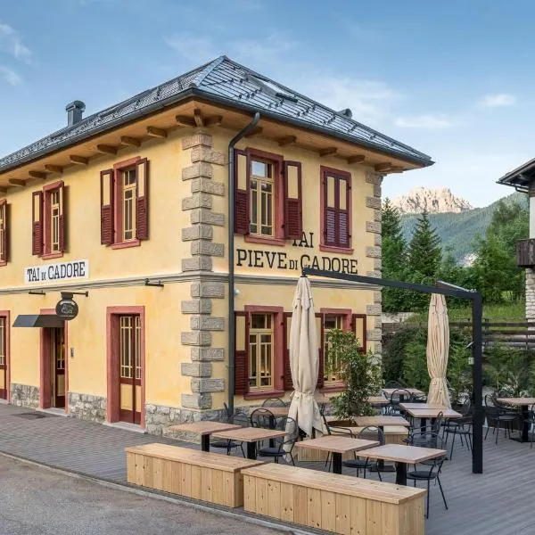 피에베 디 카도레에 위치한 호텔 Alla Stazion Locanda nelle Dolomiti