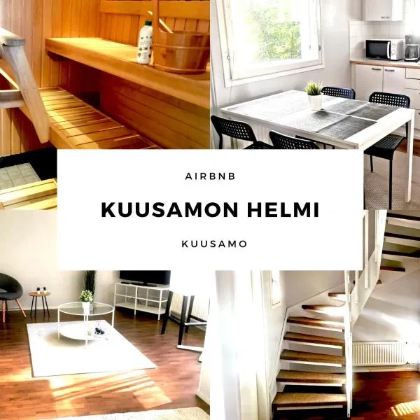 쿠사모에 위치한 호텔 Kuusamon Helmi, Sauna, Parveke, Terassi