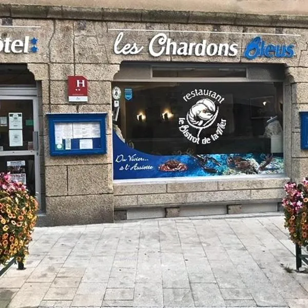 로스코프에 위치한 호텔 Logis Hôtel Les Chardons Bleus RESTAURANT LE BISTROT DE LA MER