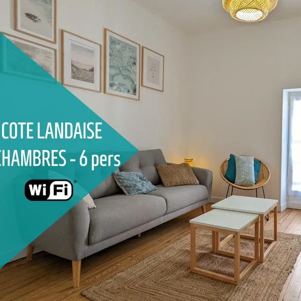 수스통에 위치한 호텔 Le Cosy & Reposant, 3 étoiles, 6p, 7 min Océan & Plage,