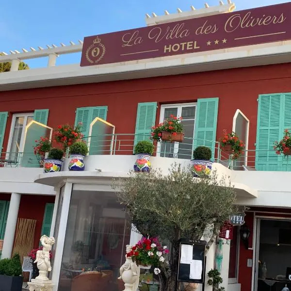 카뉴쉬르메르에 위치한 호텔 Hôtel La Villa des Oliviers