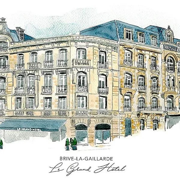 브리브라가야르드에 위치한 호텔 Grand Hôtel Brive