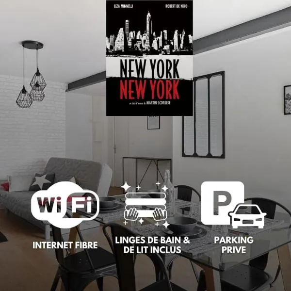 샤토브리앙에 위치한 호텔 New-York New-York : fibre Wifi/Linge/Parking